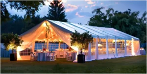 different types of event tents